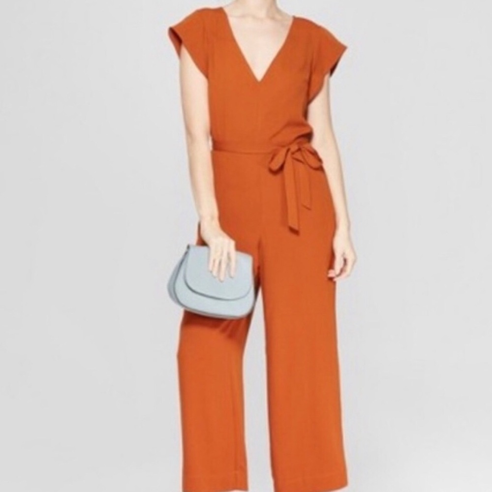 Target A New Day burnt orange rust jumpsuit